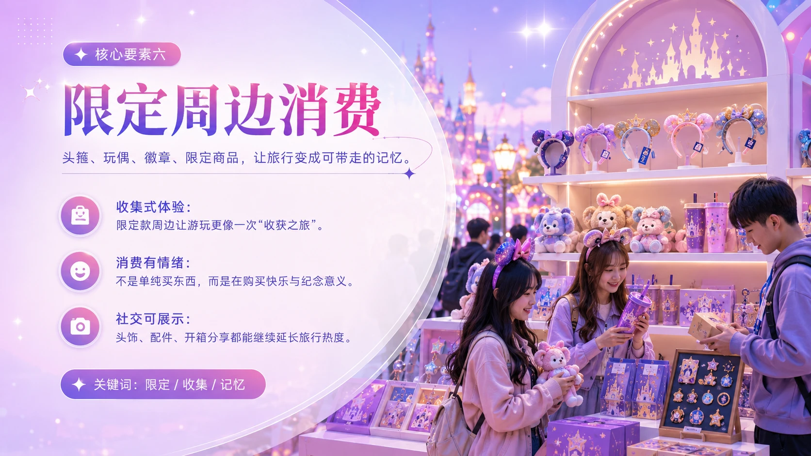 "去迪士尼，把青春过成童话"年轻人旅游趋势分析PPT - 预览图7