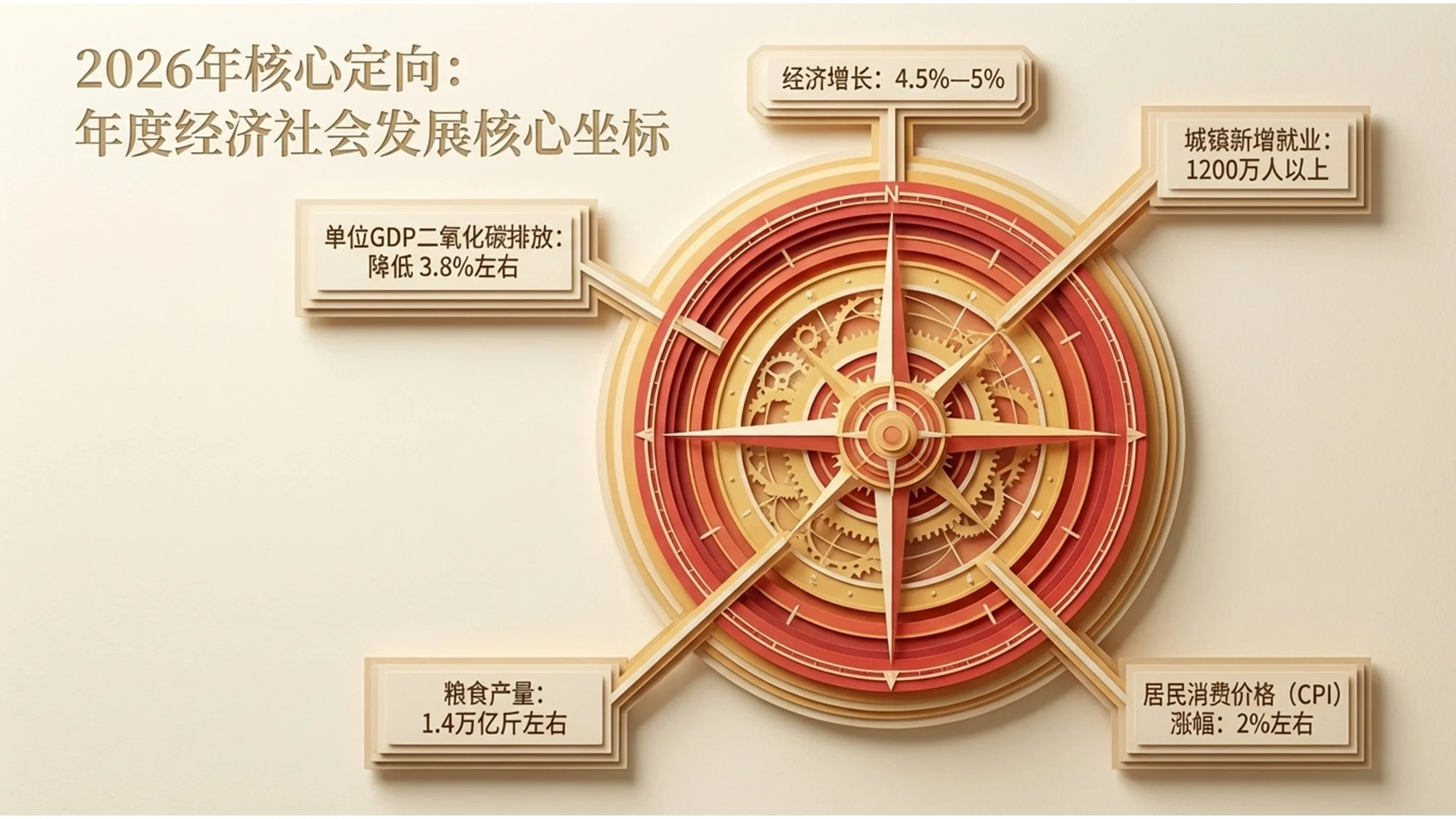 分层剪纸材质政府工作报告PPT - 预览图7
