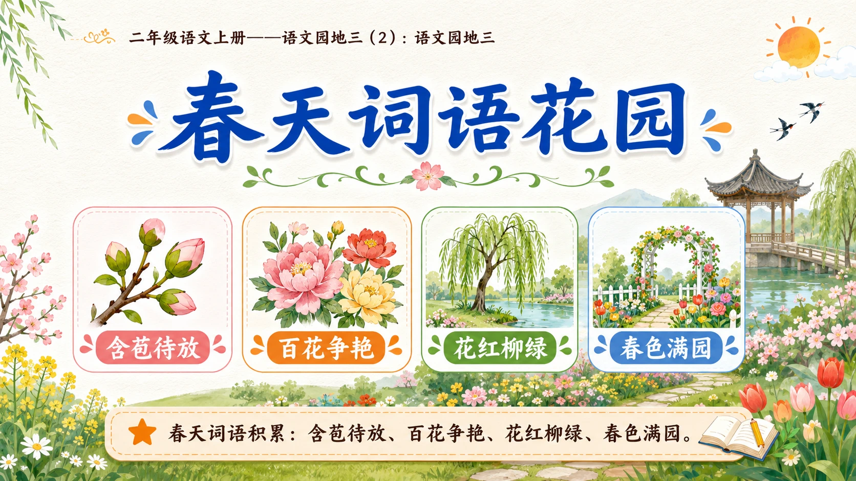 小学六年制统编教材系列课件——二年级语文上册：语文园地三（2） - 预览图7