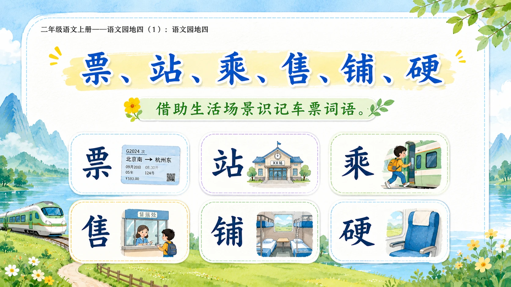 小学六年制统编教材系列课件——二年级语文上册：语文园地四（1） - 预览图5