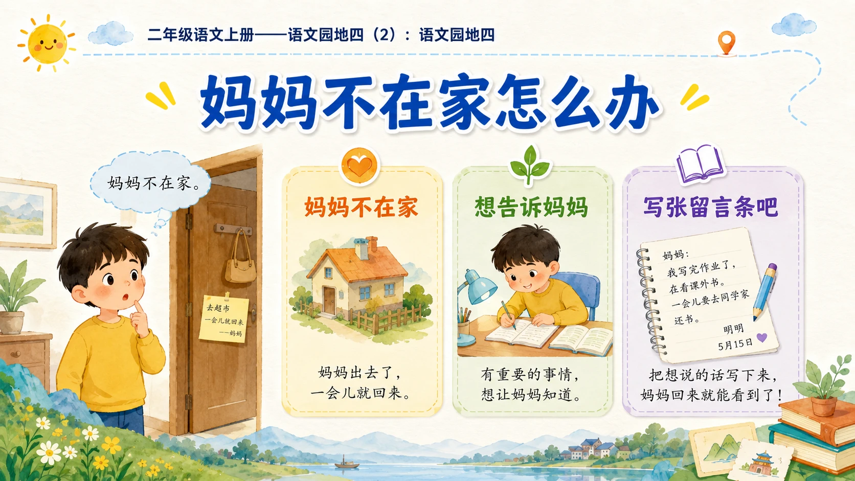 小学六年制统编教材系列课件——二年级语文上册：语文园地四（2） - 预览图3