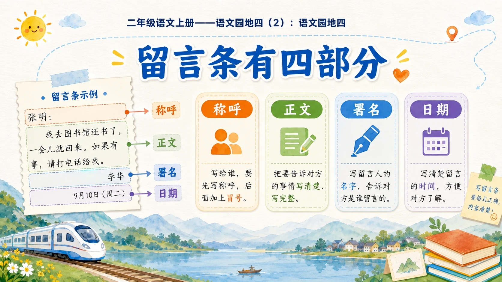 小学六年制统编教材系列课件——二年级语文上册：语文园地四（2） - 预览图4