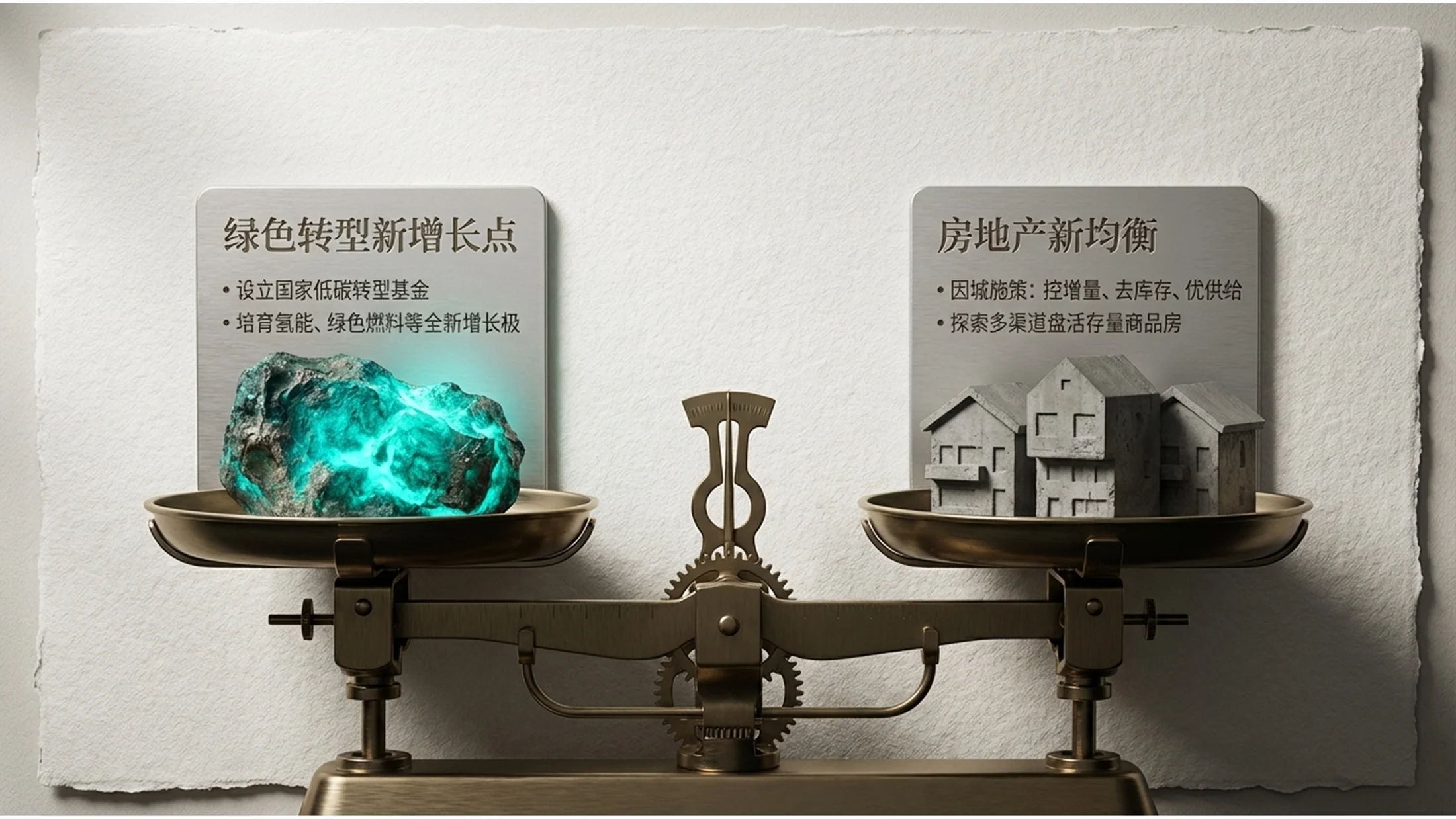 逼真写实材质政府工作报告PPT - 预览图10