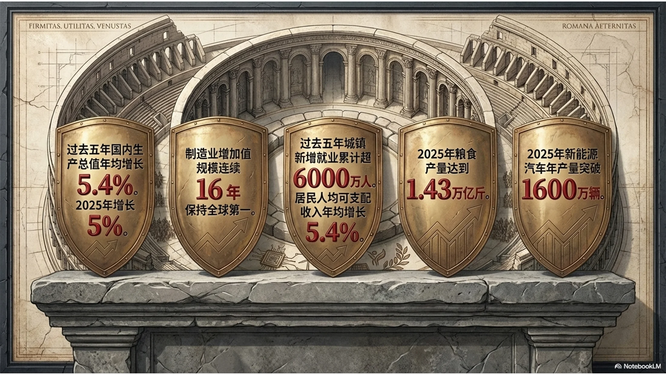 古罗马斗兽场风格政府工作报告PPT - 预览图2