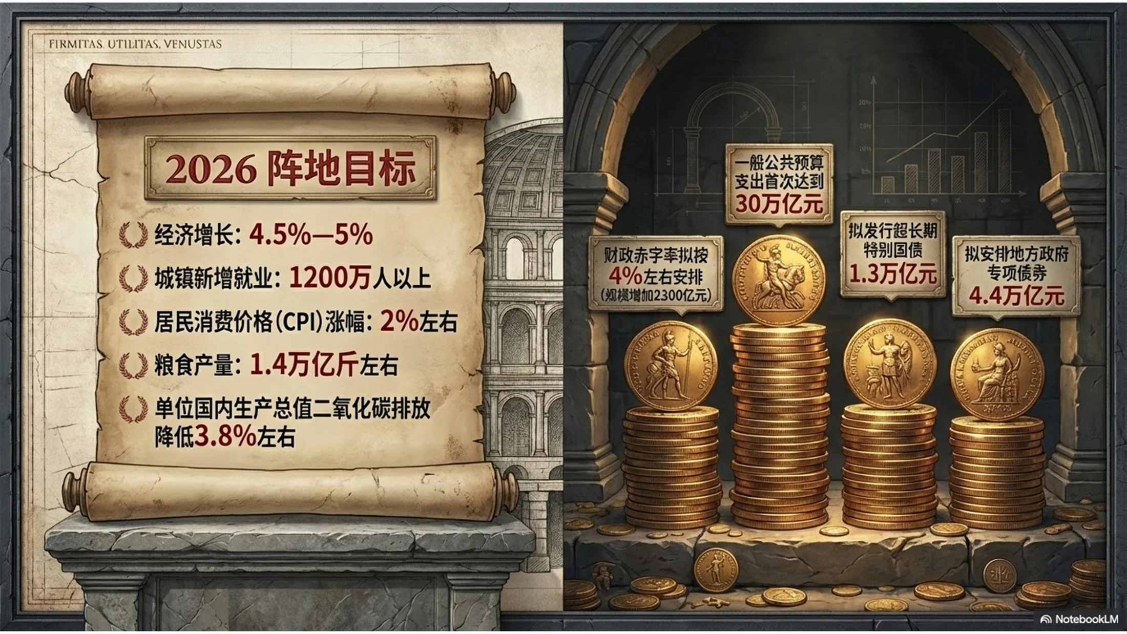 古罗马斗兽场风格政府工作报告PPT - 预览图4