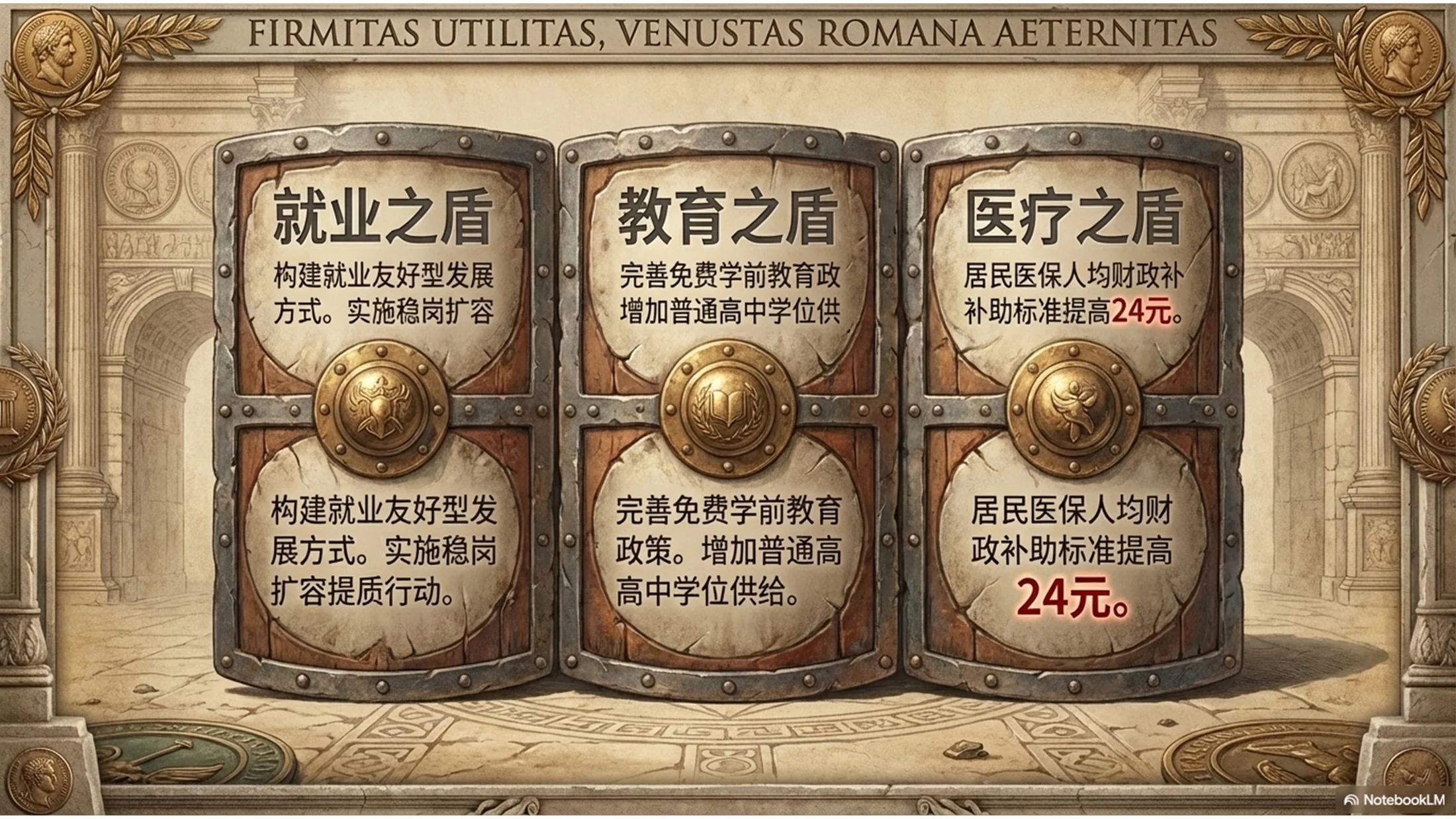 古罗马斗兽场风格政府工作报告PPT - 预览图9