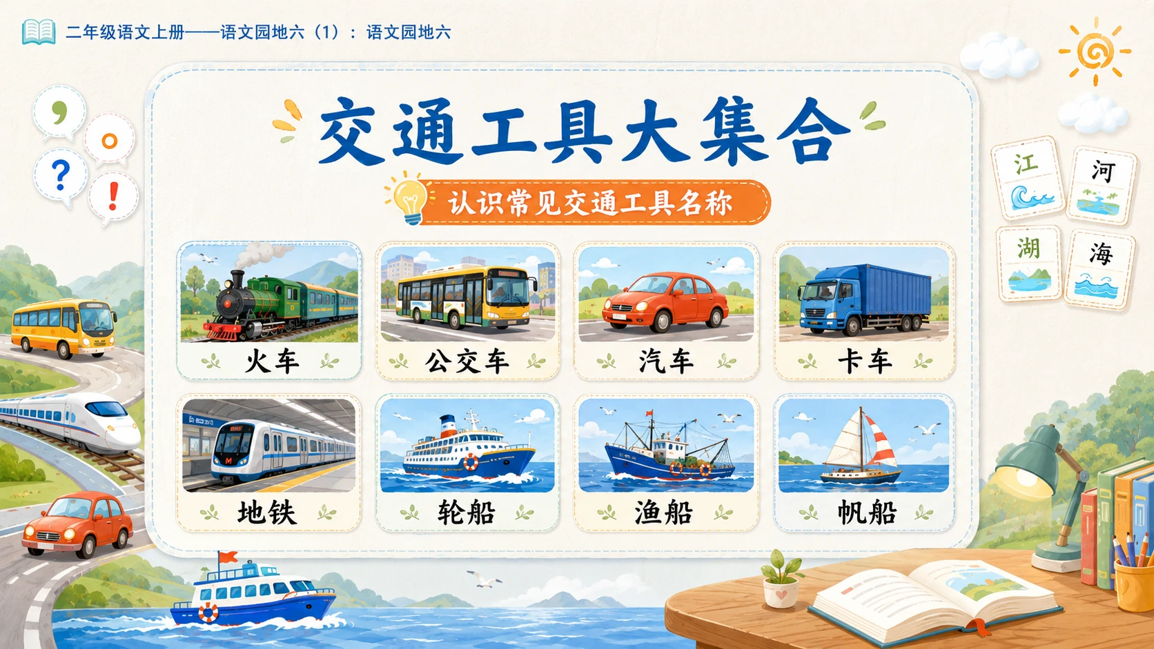 小学六年制统编教材系列课件——二年级语文上册：语文园地六（1） - 预览图4