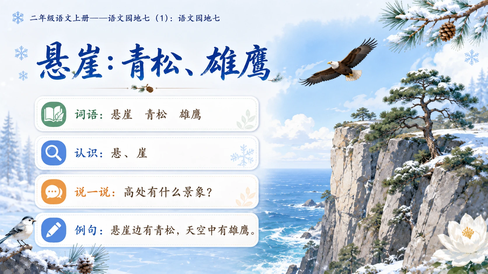 小学六年制统编教材系列课件——二年级语文上册：语文园地七（1） - 预览图8