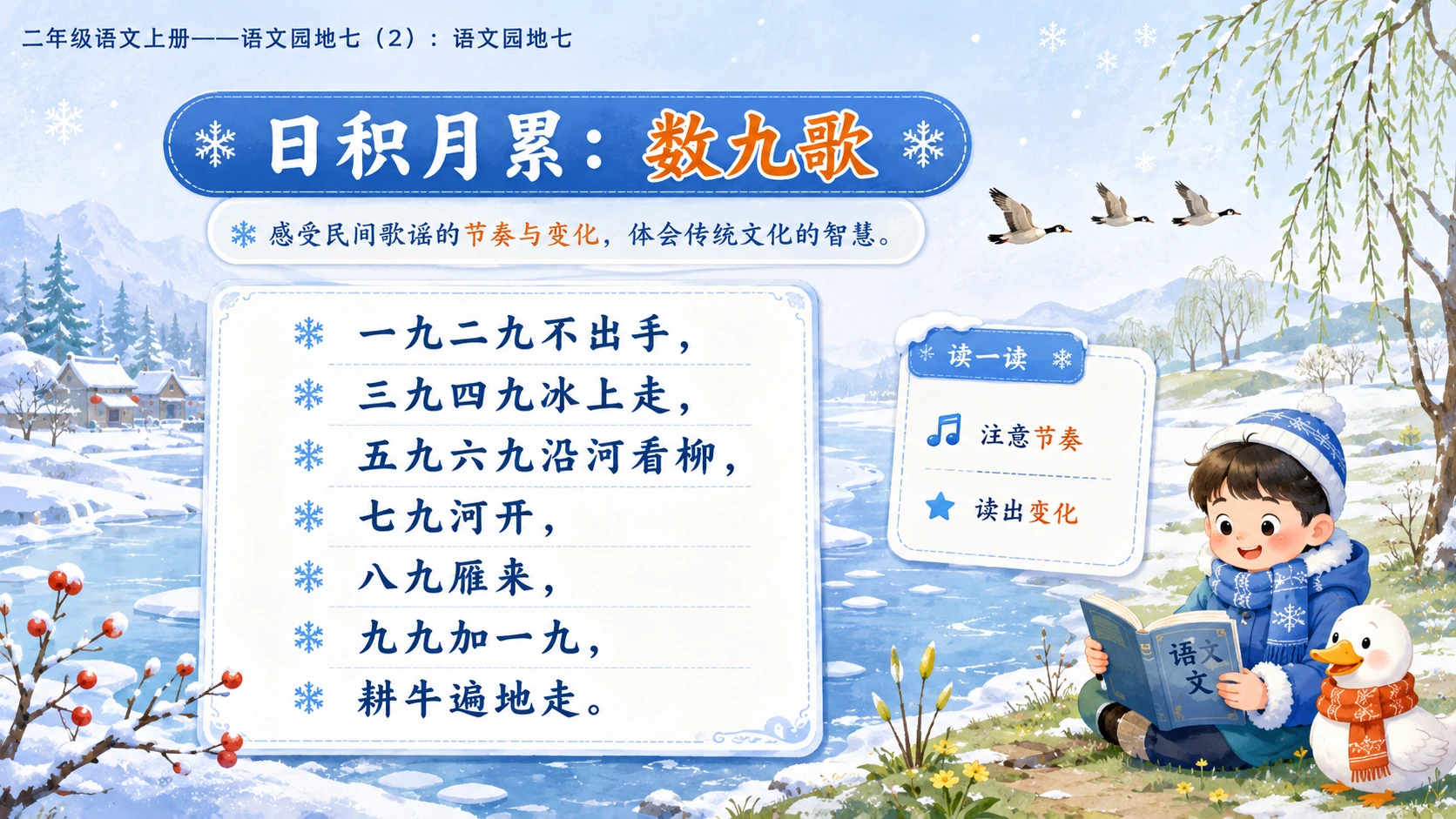 小学六年制统编教材系列课件——二年级语文上册：语文园地七（2） - 预览图4