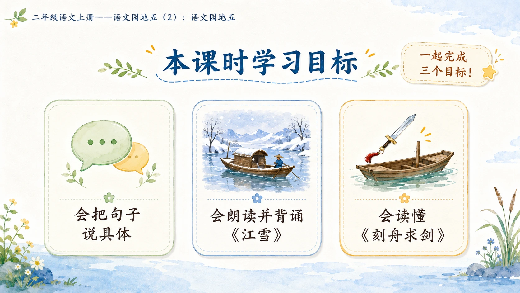 小学六年制统编教材系列课件——二年级语文上册：语文园地五（2） - 预览图3