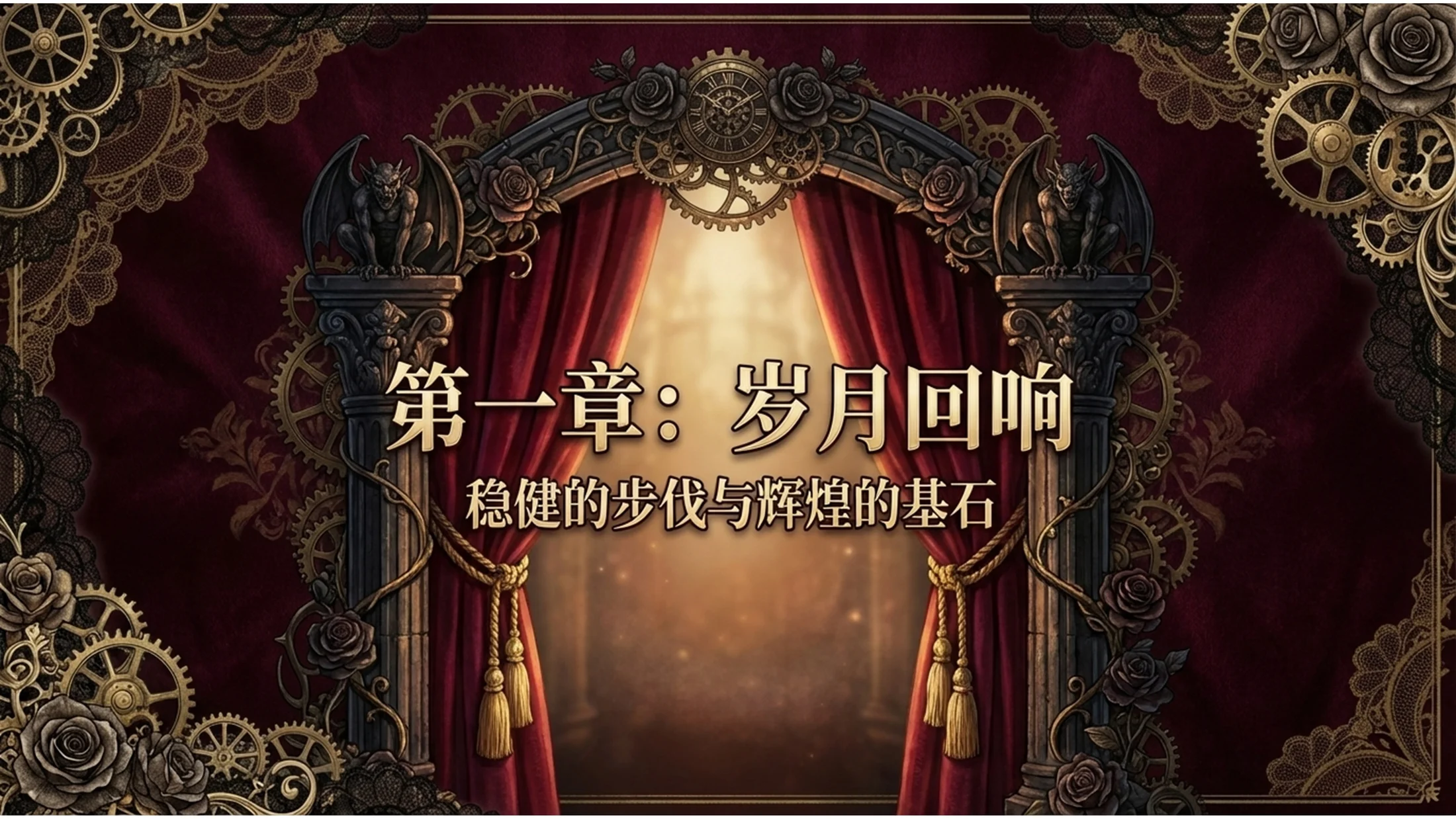 欧洲艺术哥特洛丽塔风格政府工作报告PPT - 预览图2