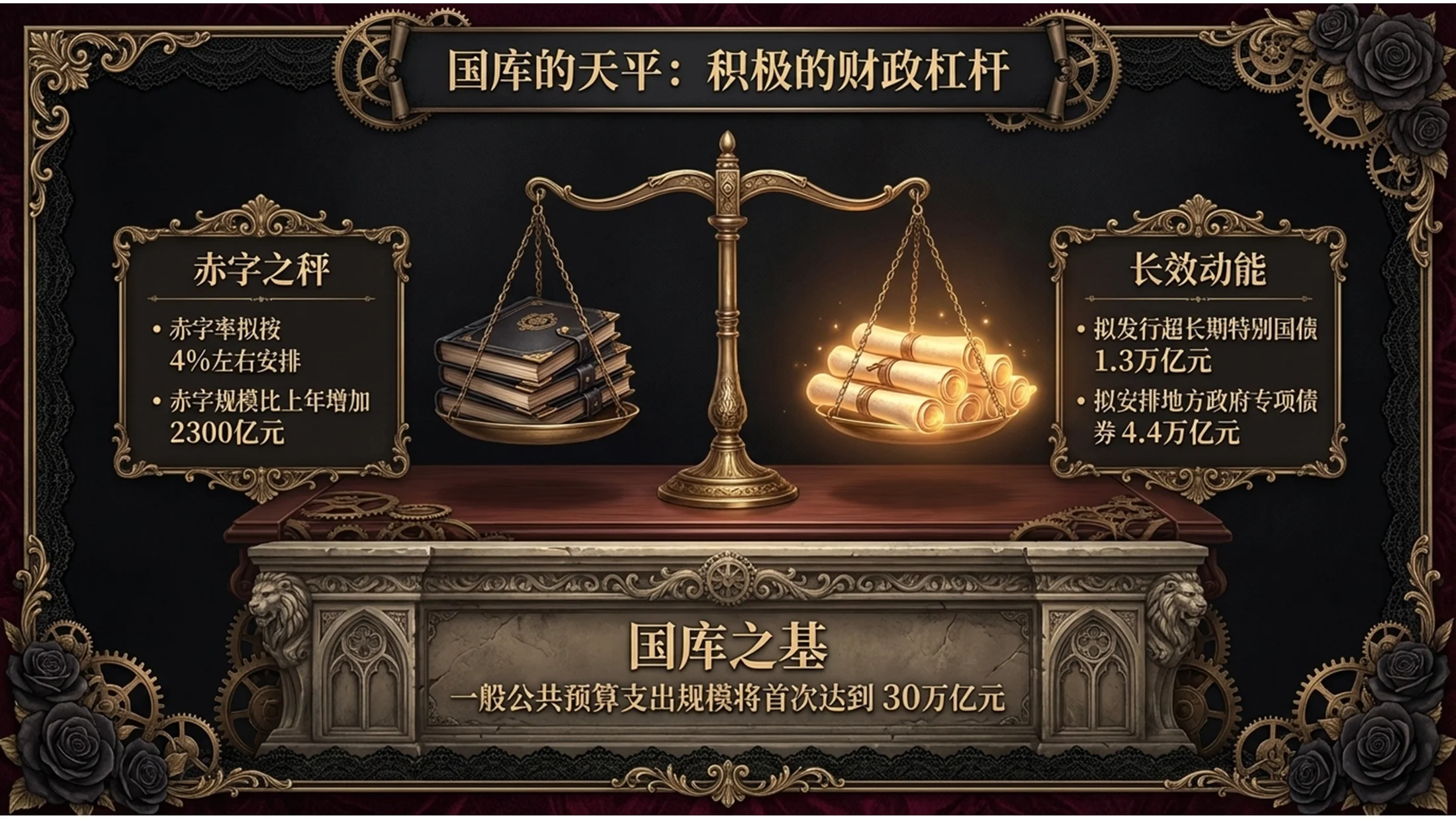 欧洲艺术哥特洛丽塔风格政府工作报告PPT - 预览图8