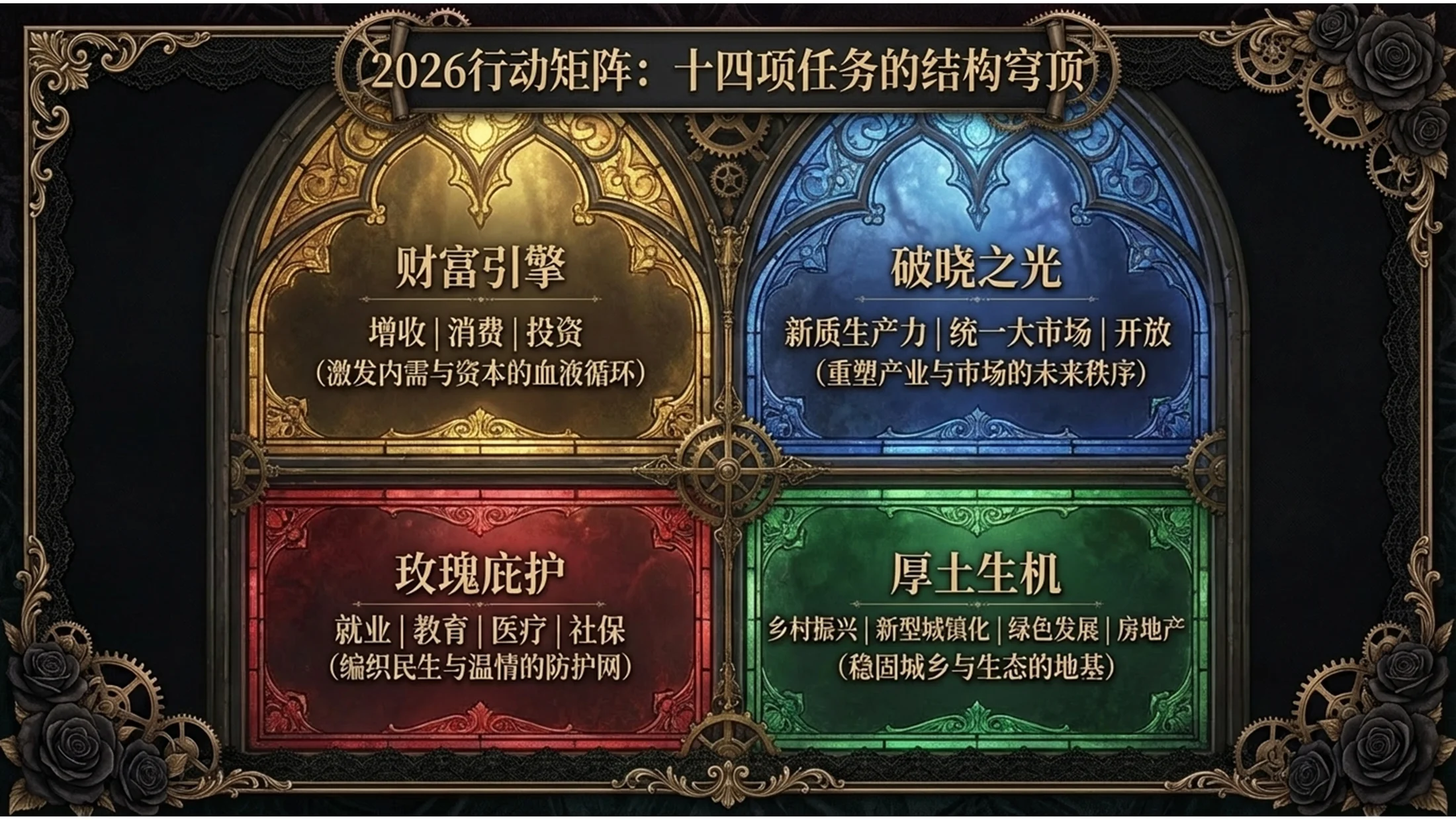 欧洲艺术哥特洛丽塔风格政府工作报告PPT - 预览图9