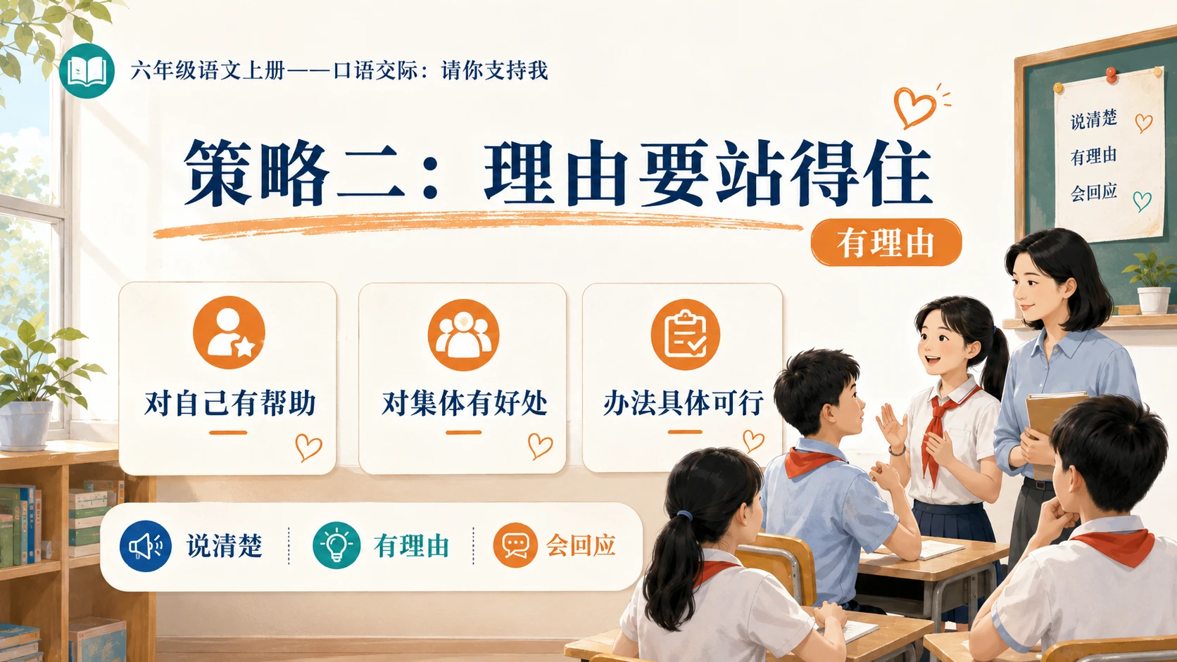 小学六年制统编教材系列课件——六年级语文上册：请你支持我 - 预览图7