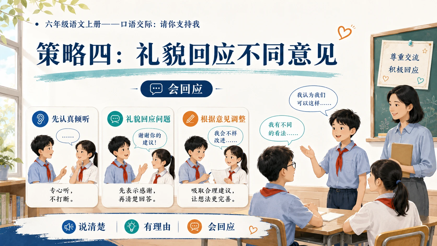 小学六年制统编教材系列课件——六年级语文上册：请你支持我 - 预览图9