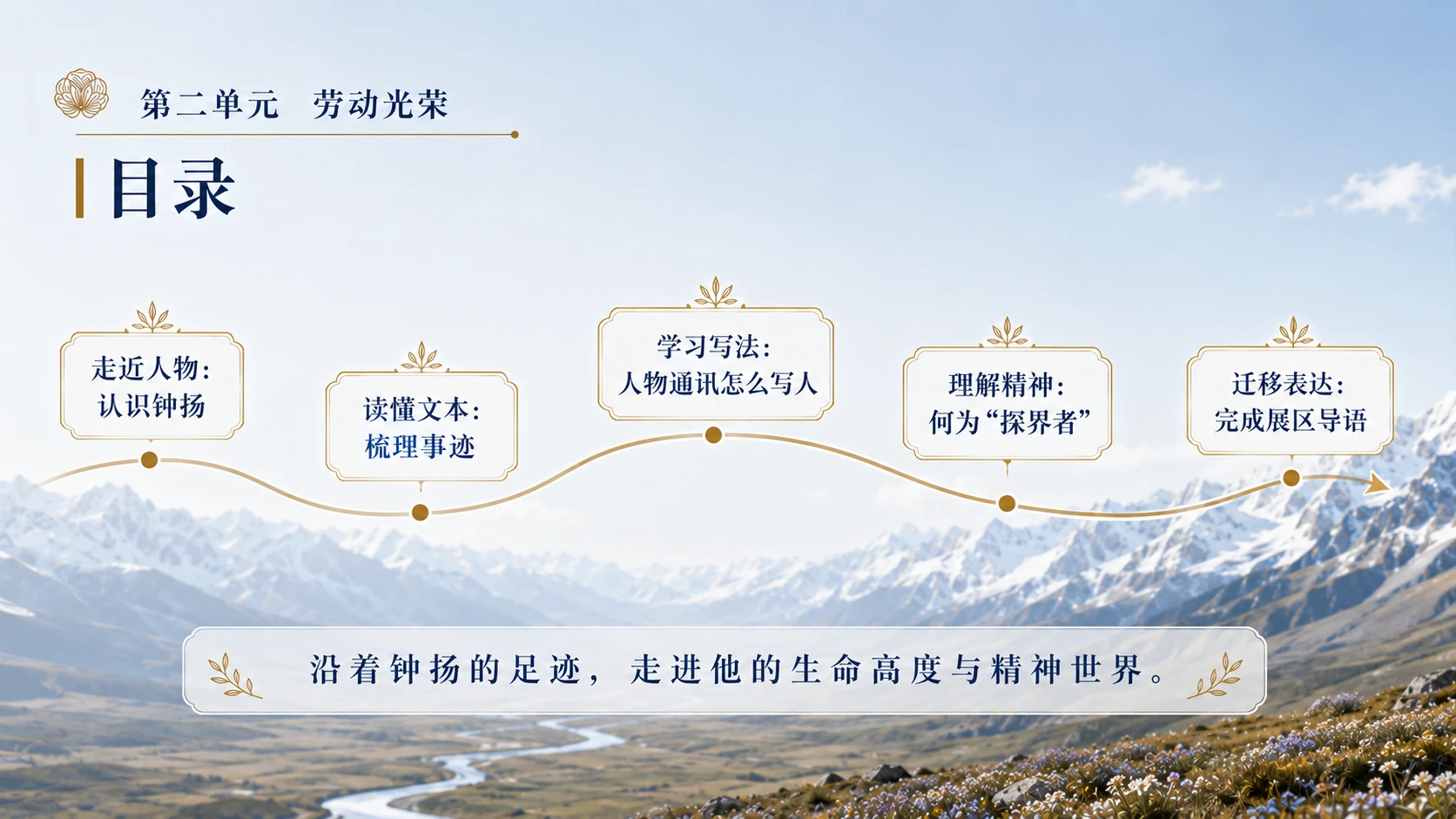 《“探界者”钟扬》教学课件 - 预览图1