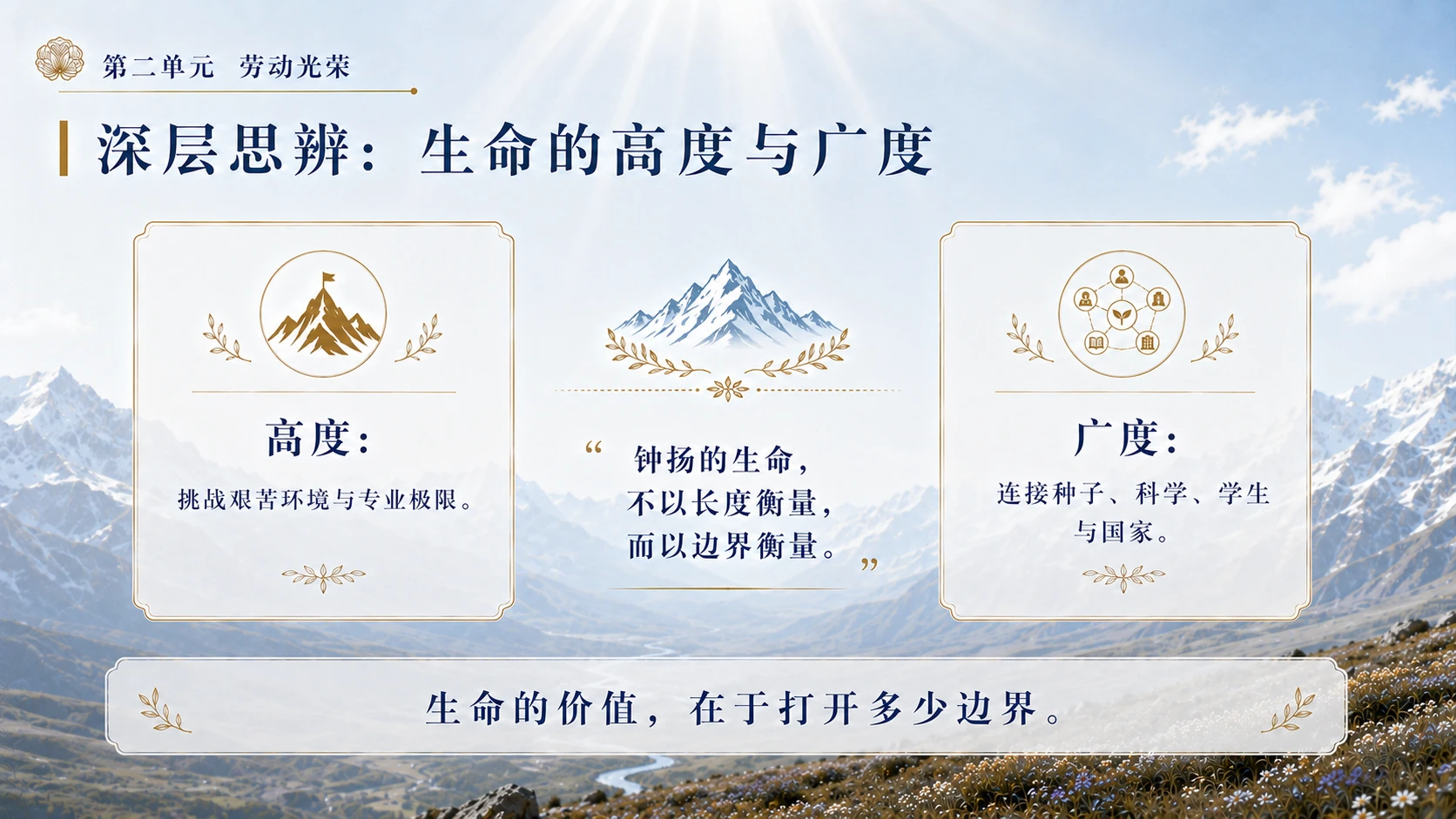 《“探界者”钟扬》教学课件 - 预览图5
