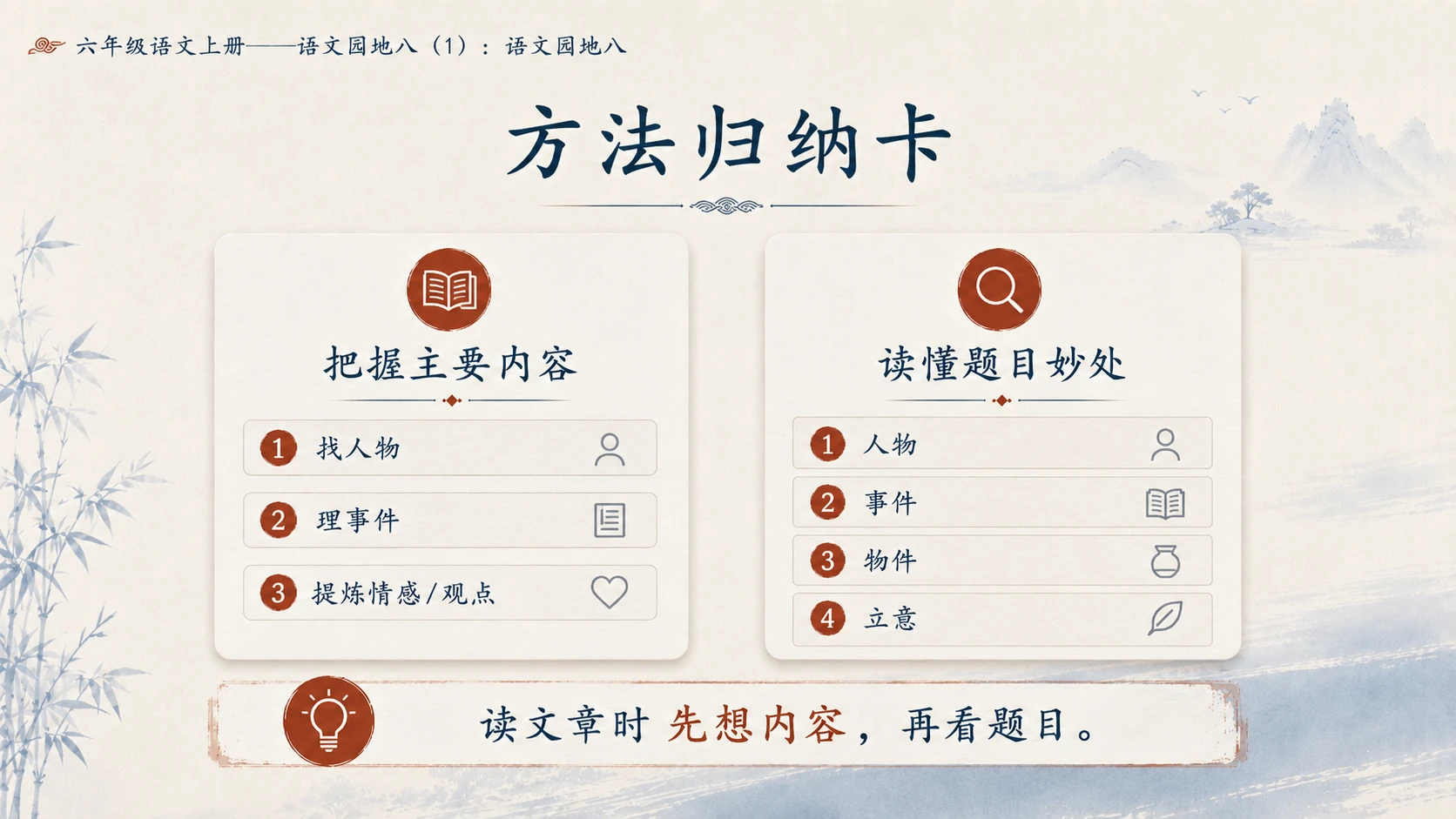 小学六年制统编教材系列课件——六年级语文上册：语文园地八（1） - 预览图16