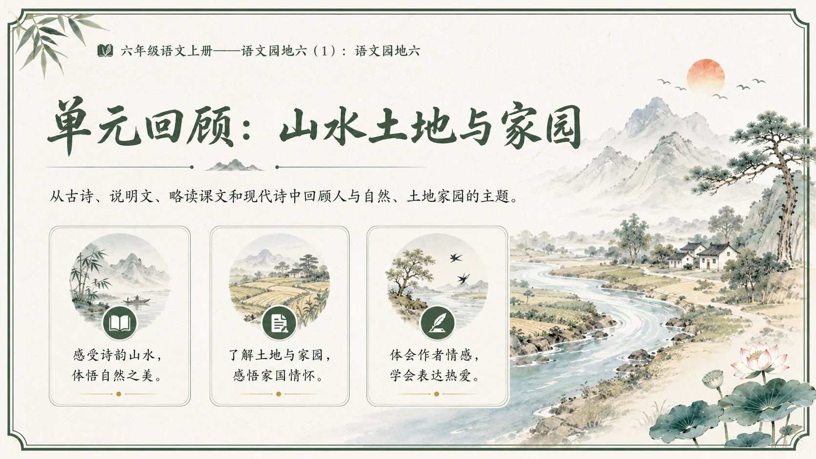 小学六年制统编教材系列课件——六年级语文上册：语文园地六（1） - 预览图3