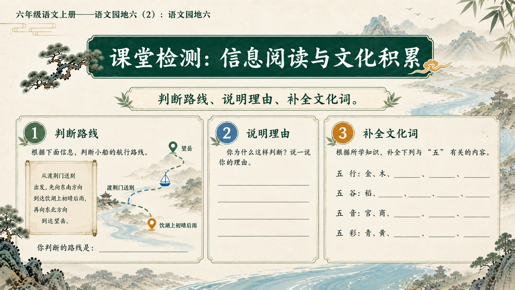 小学六年制统编教材系列课件——六年级语文上册：语文园地六（2） - 预览图16