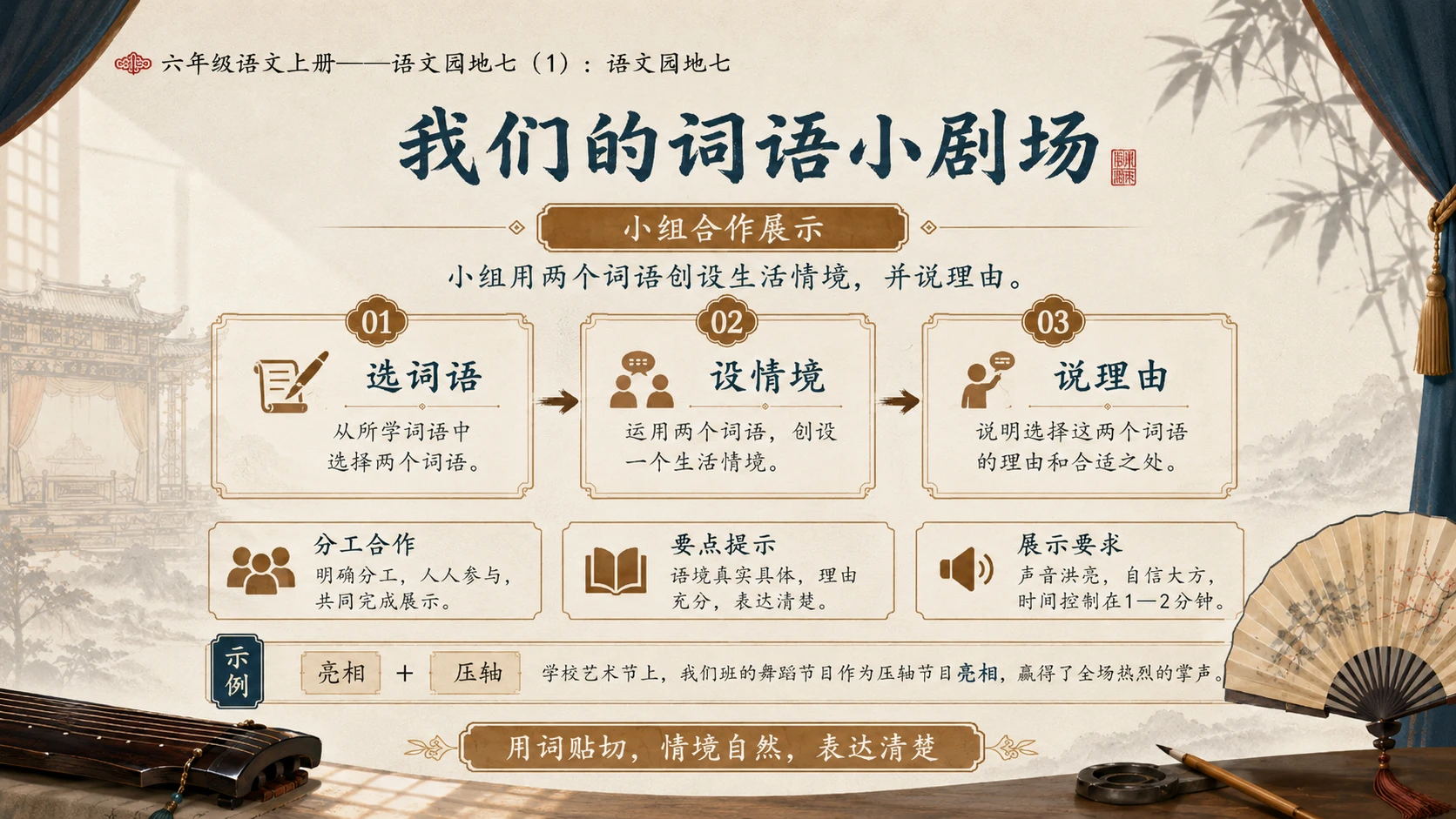 小学六年制统编教材系列课件——六年级语文上册：语文园地七（1） - 预览图12