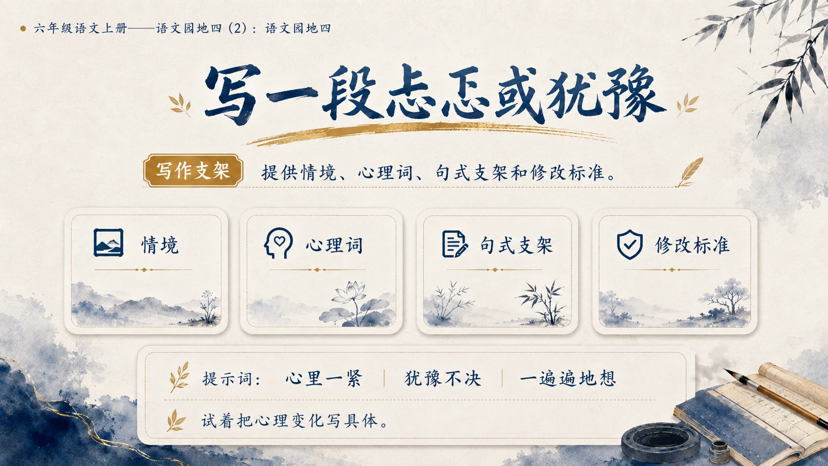 小学六年制统编教材系列课件——六年级语文上册：语文园地四（2） - 预览图5