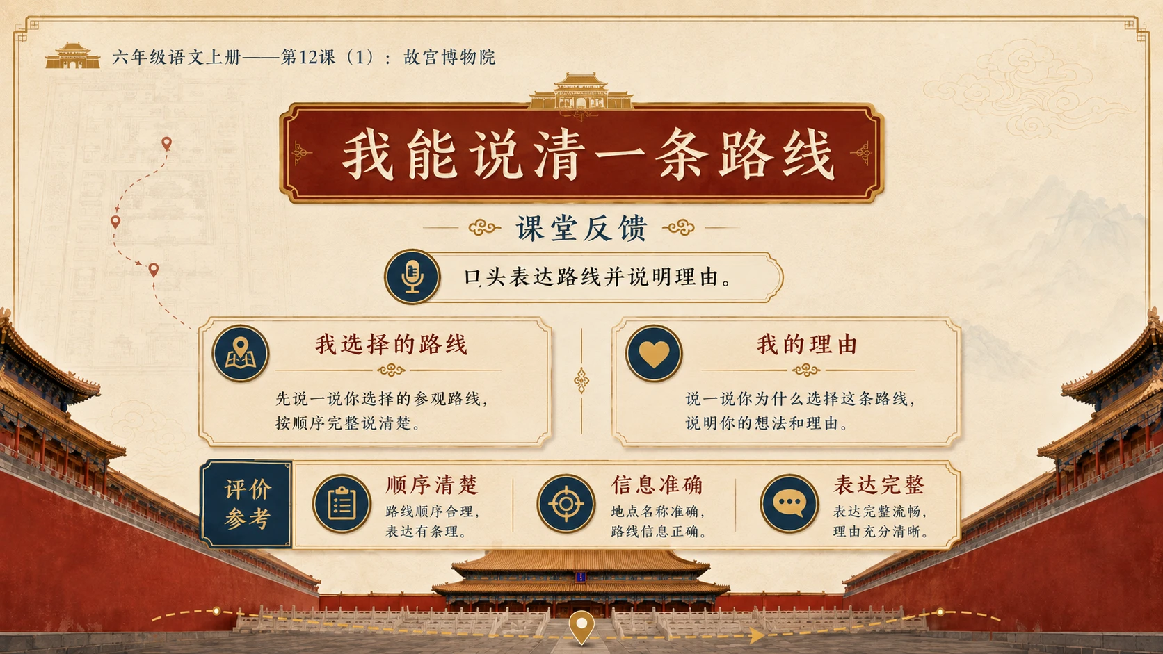 小学六年制统编教材系列课件——六年级语文上册第12课（1）：故宫博物院 - 预览图13