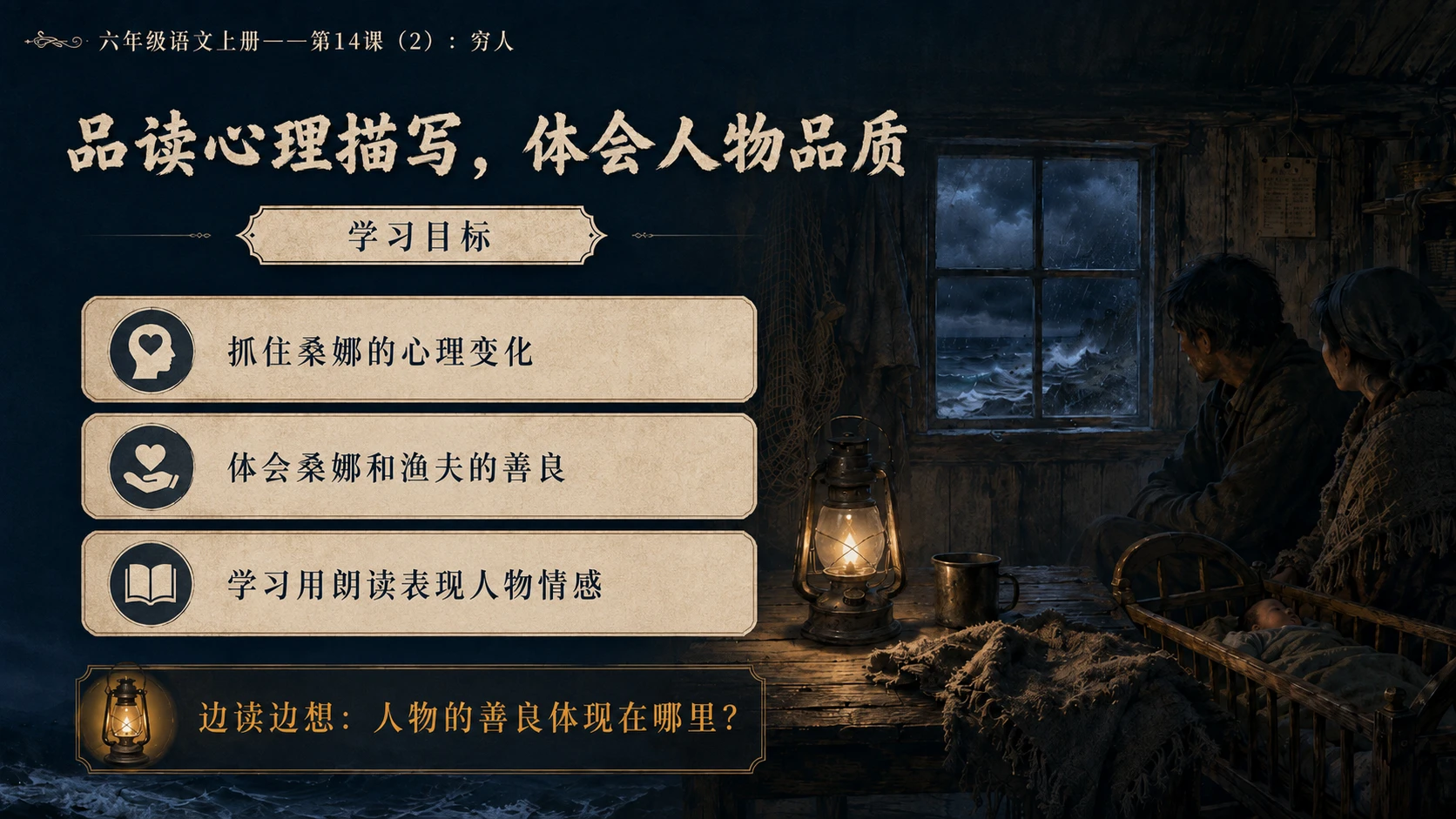 小学六年制统编教材系列课件——六年级语文上册第14课（2）：穷人 - 预览图3