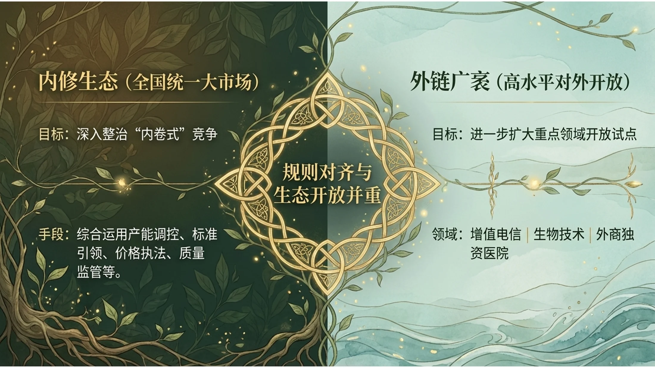 绿色精灵森林手绘风格政府工作报告PPT - 预览图10