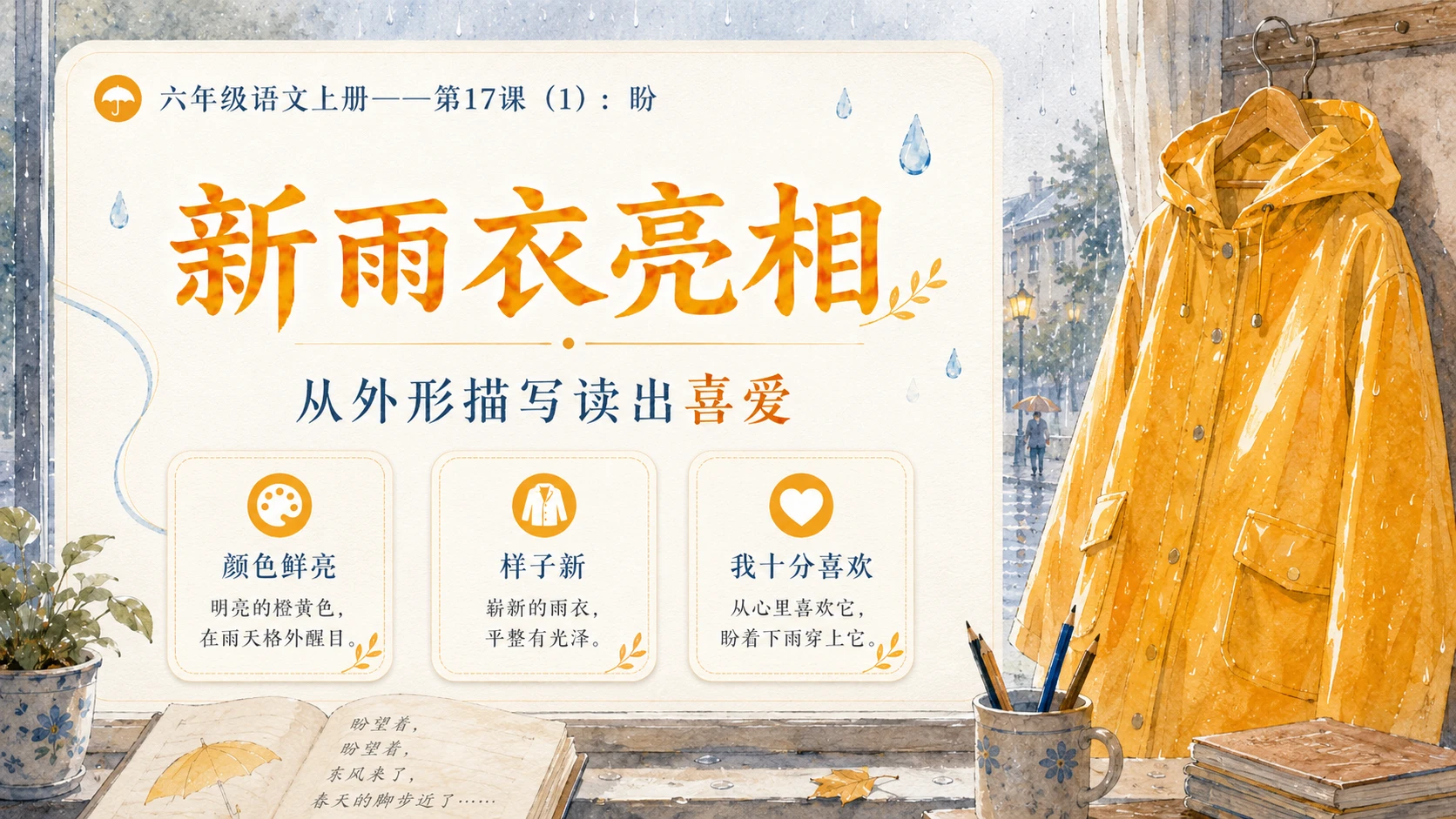小学六年制统编教材系列课件——六年级语文上册第17课（1）：盼 - 预览图7