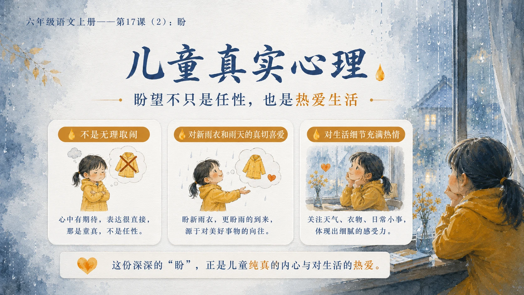 小学六年制统编教材系列课件——六年级语文上册第17课（2）：盼 - 预览图12