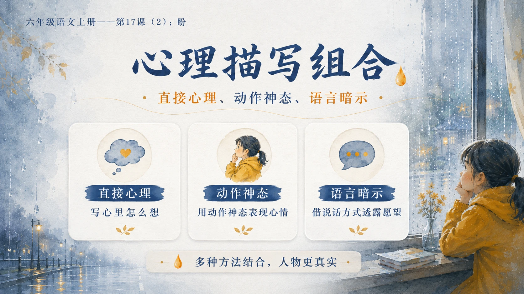 小学六年制统编教材系列课件——六年级语文上册第17课（2）：盼 - 预览图9