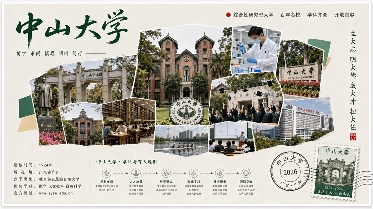 岭南学府图鉴：广东46所公办本科高校概览PPT课件 - 预览图1