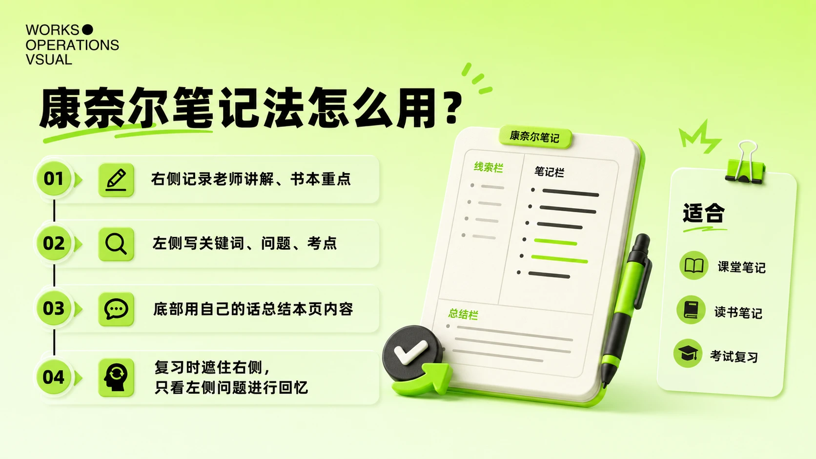 6种学霸笔记法PPT - 预览图7