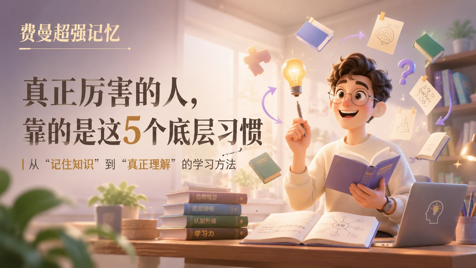 费曼超强记忆：真正厉害的人，靠的是这5个底层习惯 - 预览图1
