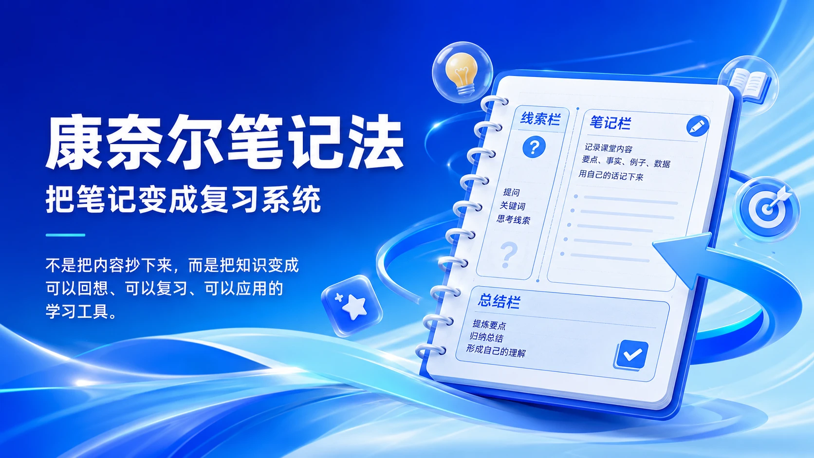 康奈尔笔记法：把笔记变成复习系统 - 预览图1