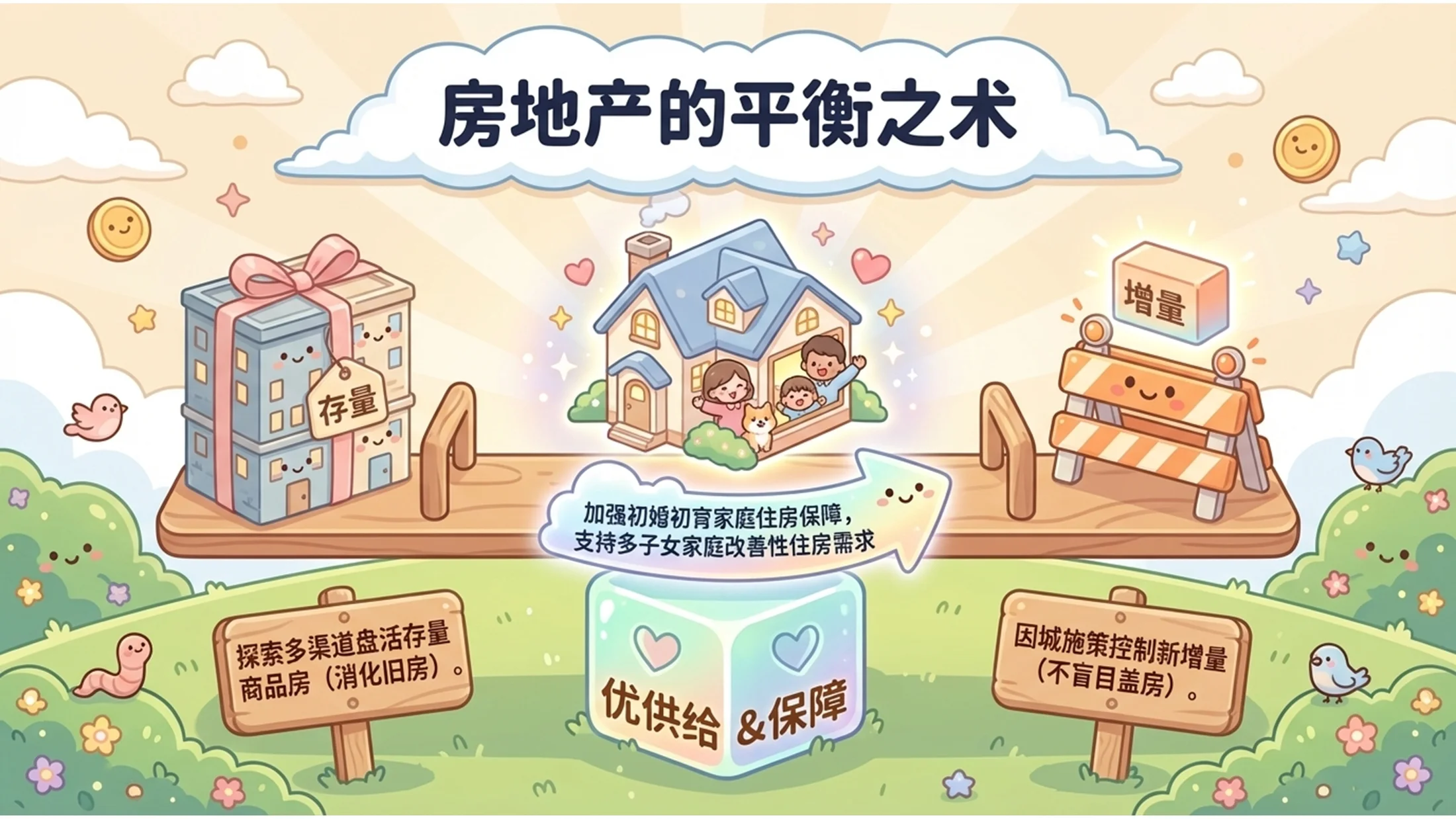 可爱卡哇伊动漫风格政府工作报告PPT - 预览图10