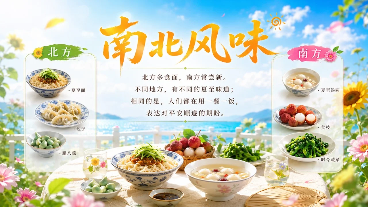 《夏至：昼长至此，万物向盛》二十四节气传统文化PPT课件 - 预览图11