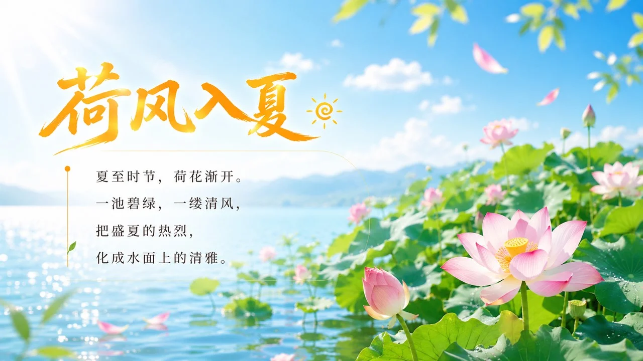 《夏至：昼长至此，万物向盛》二十四节气传统文化PPT课件 - 预览图12