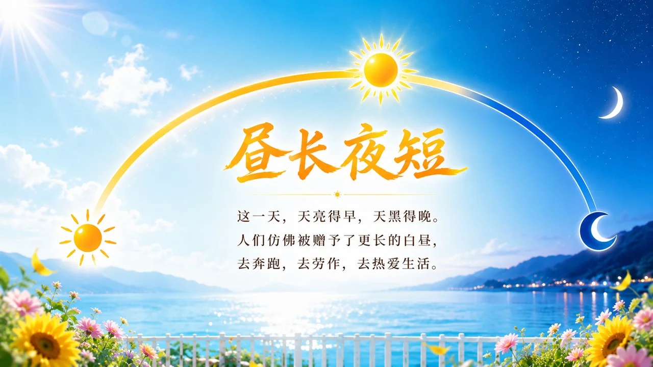 《夏至：昼长至此，万物向盛》二十四节气传统文化PPT课件 - 预览图5