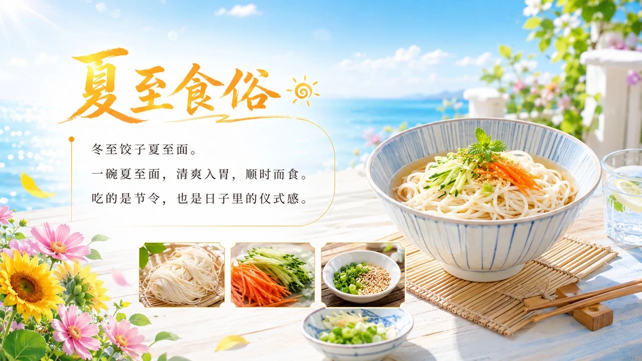 《夏至：昼长至此，万物向盛》二十四节气传统文化PPT课件 - 预览图10