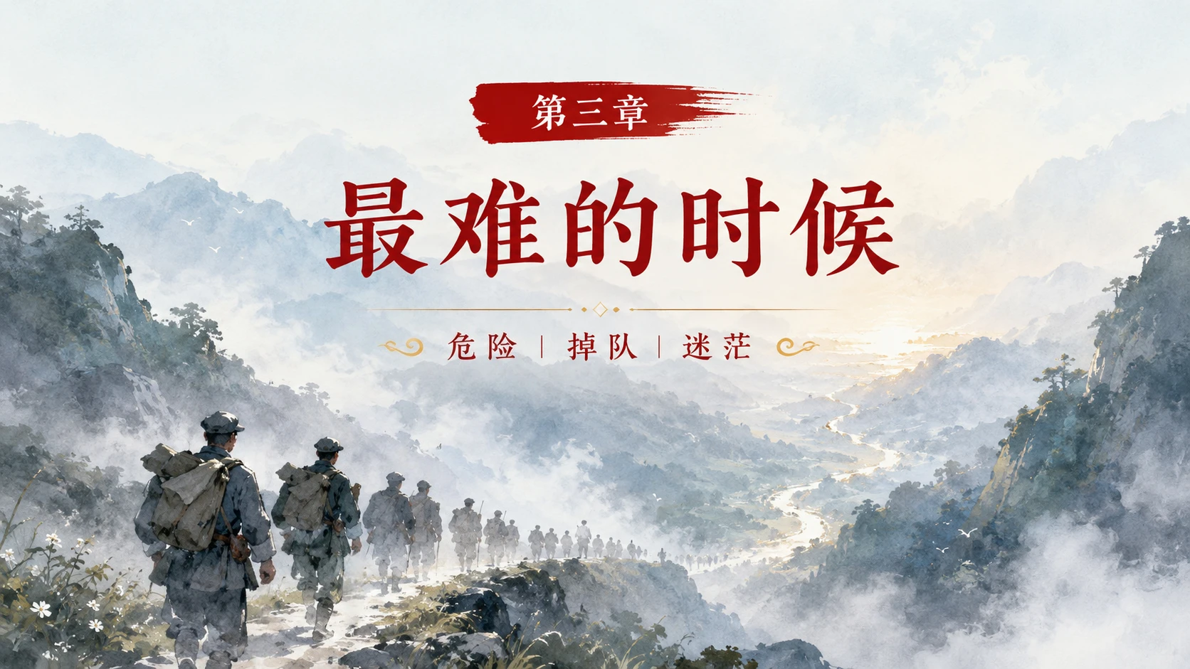 长征路上的10个选择｜纪念长征沉浸式主题班会PPT - 预览图8