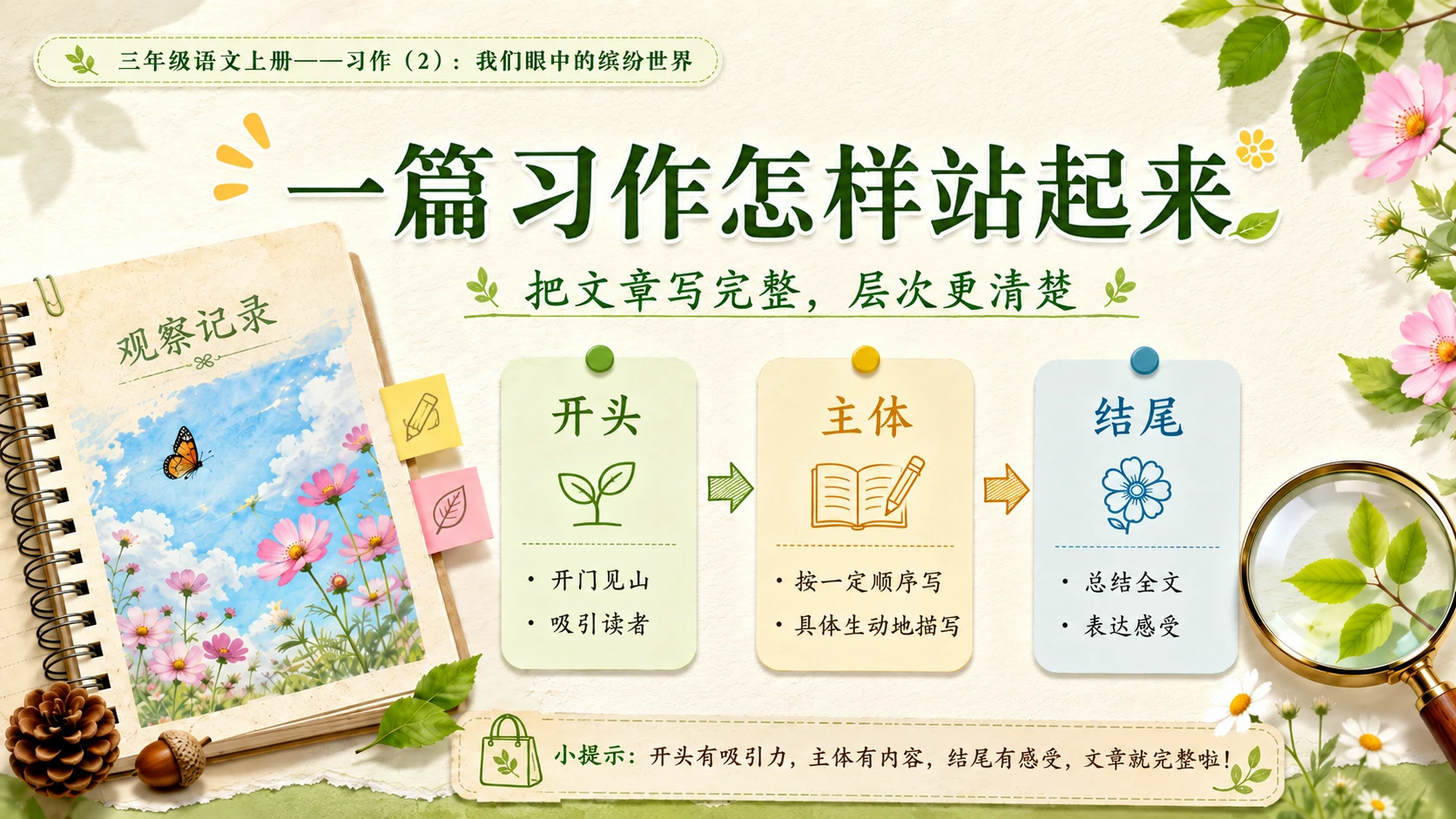 小学六年制统编教材系列课件——三年级语文上册：我们眼中的缤纷世界（2） - 预览图4