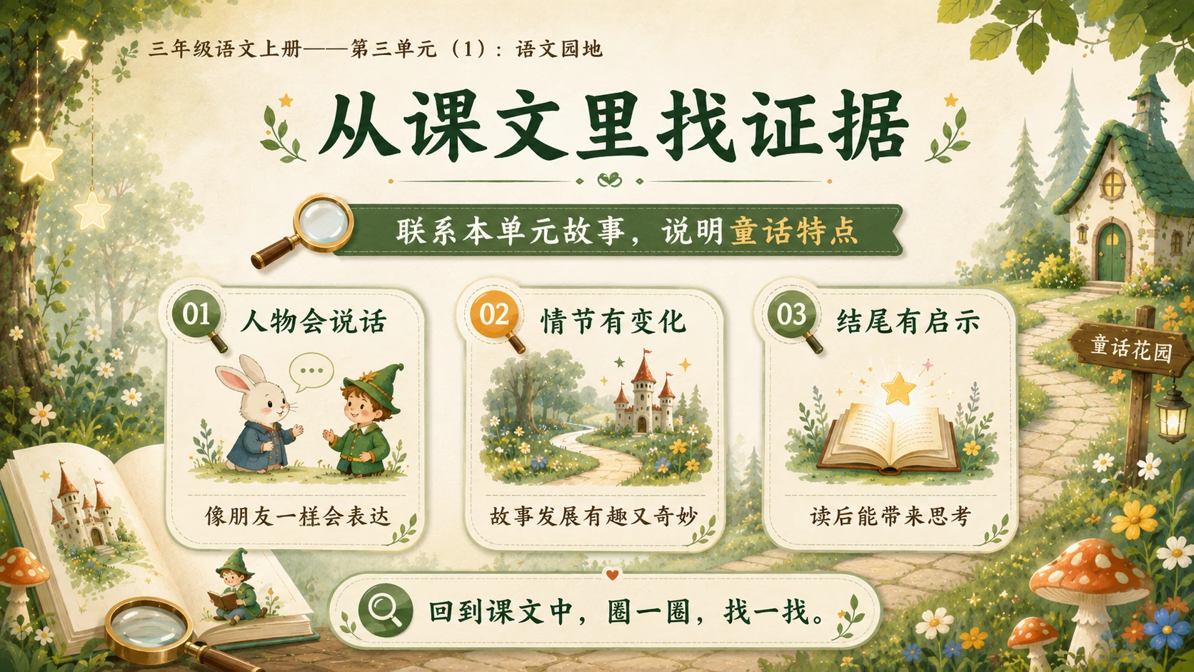 小学六年制统编教材系列课件——三年级语文上册：语文园地（1） - 预览图6