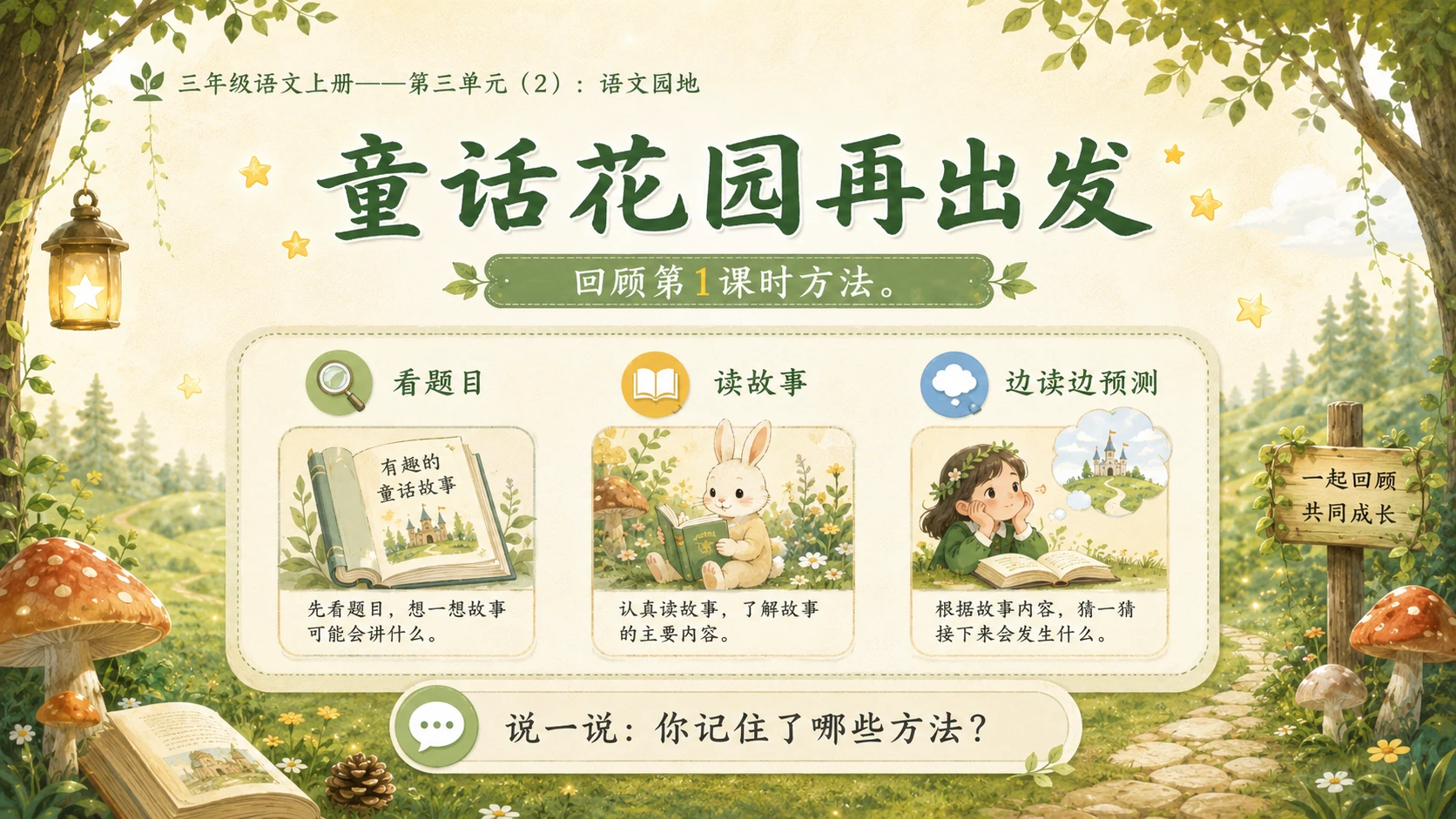 小学六年制统编教材系列课件——三年级语文上册：语文园地（2） - 预览图2