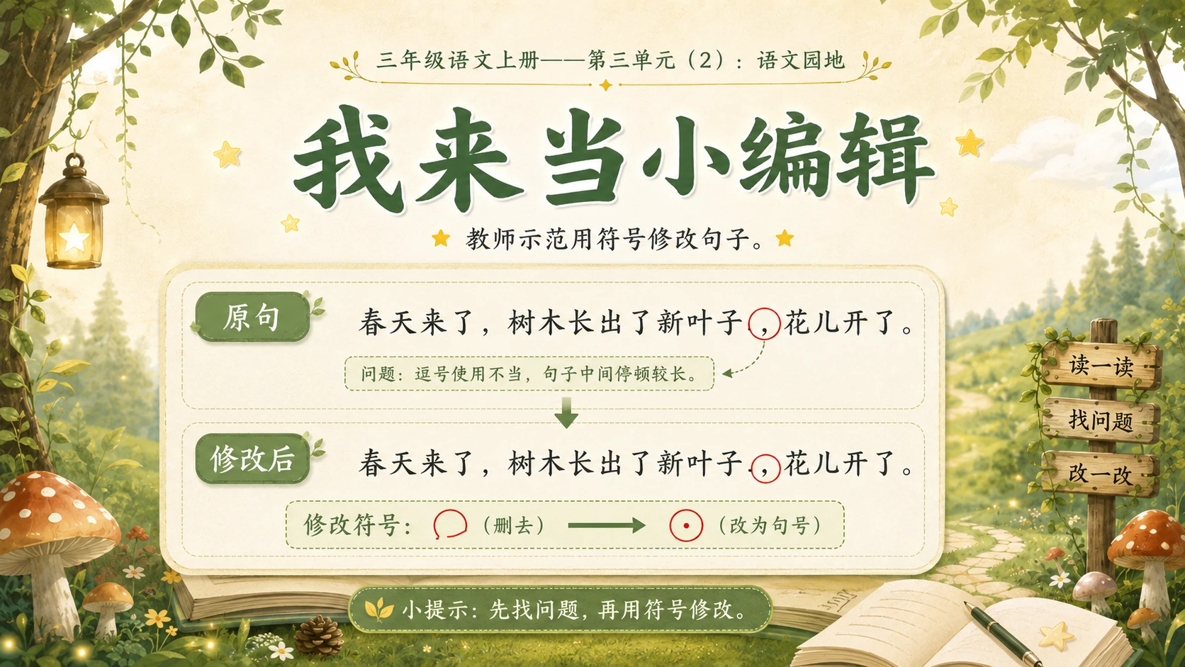 小学六年制统编教材系列课件——三年级语文上册：语文园地（2） - 预览图9