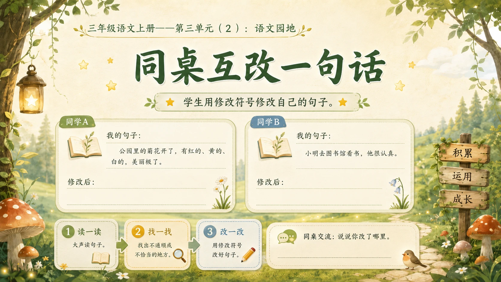 小学六年制统编教材系列课件——三年级语文上册：语文园地（2） - 预览图10