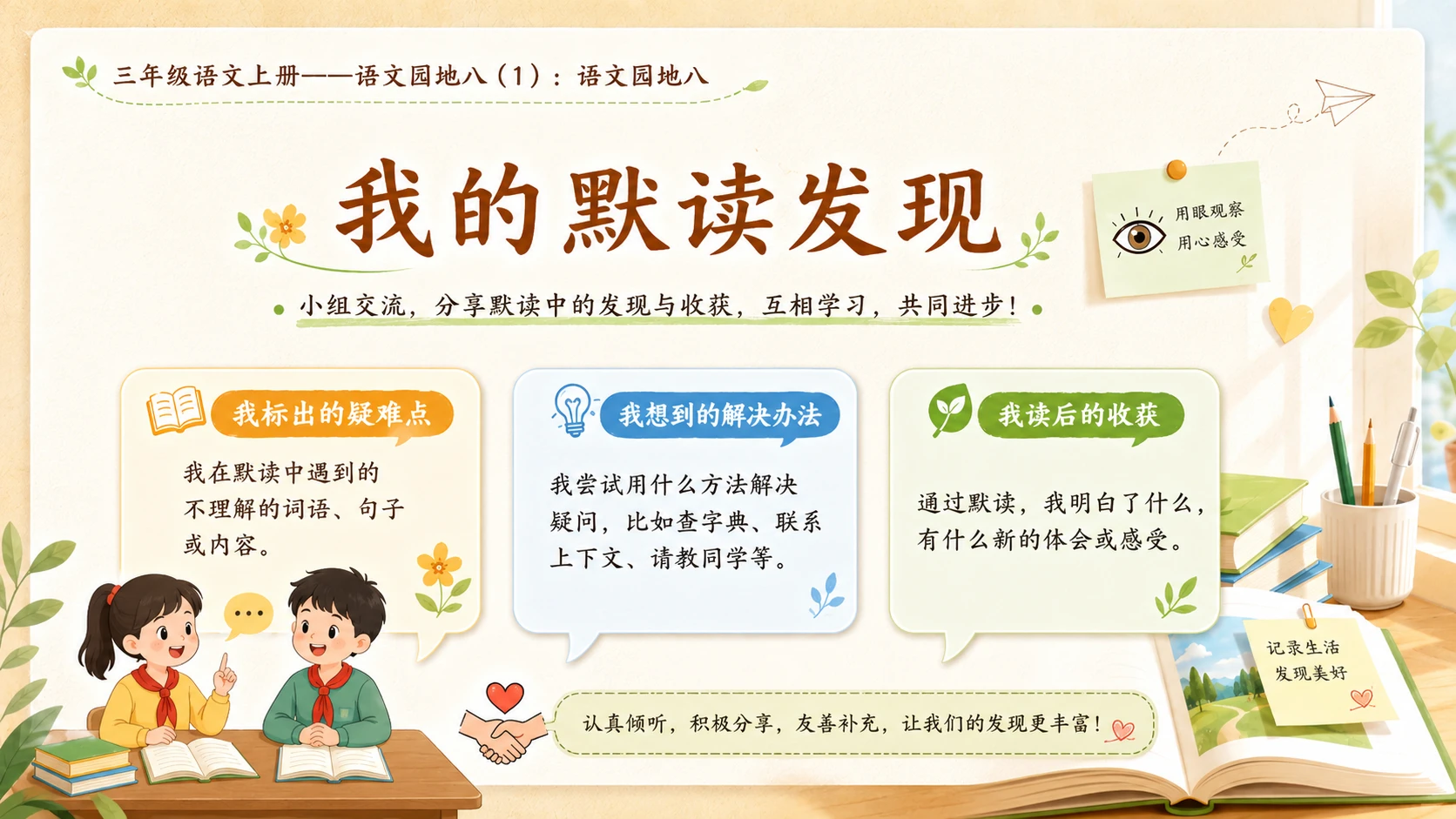 小学六年制统编教材系列课件——三年级语文上册：语文园地八（1） - 预览图7