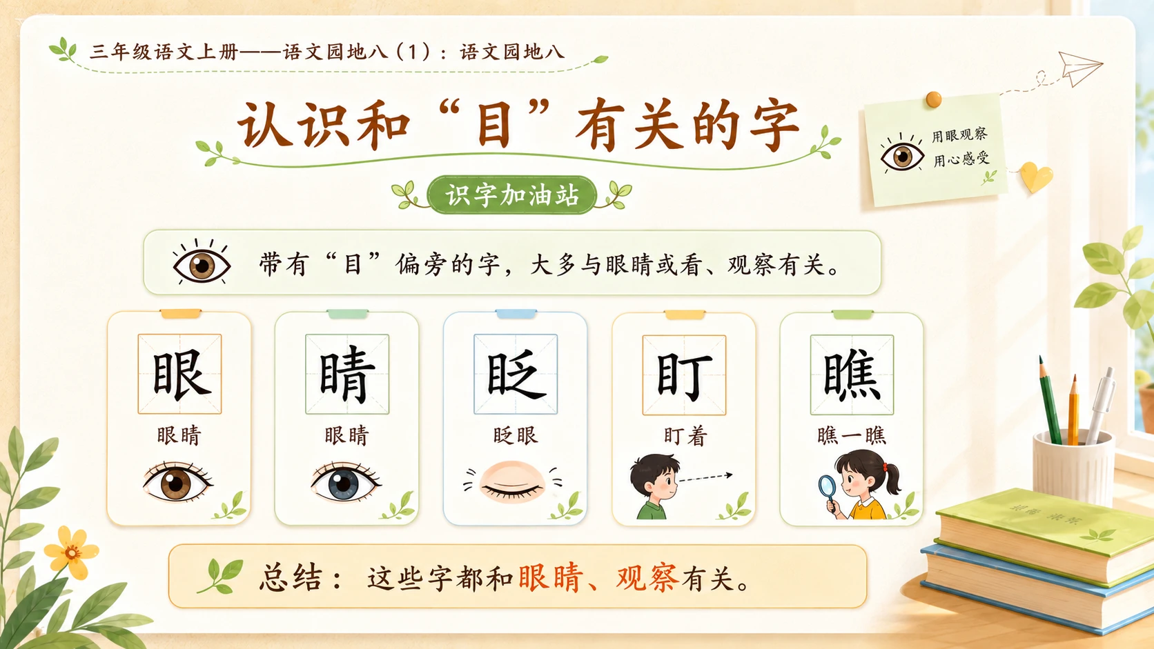 小学六年制统编教材系列课件——三年级语文上册：语文园地八（1） - 预览图8