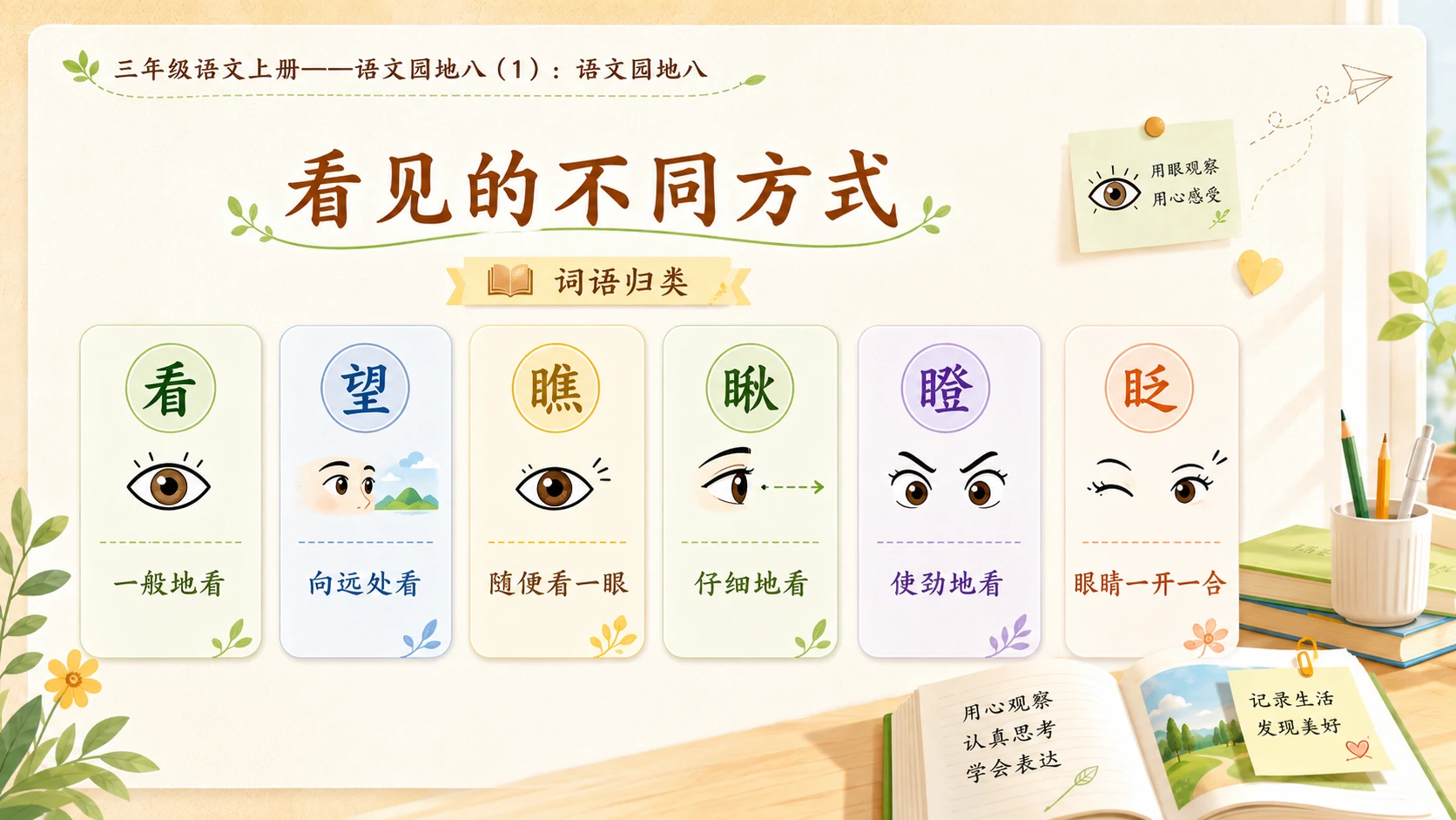 小学六年制统编教材系列课件——三年级语文上册：语文园地八（1） - 预览图9